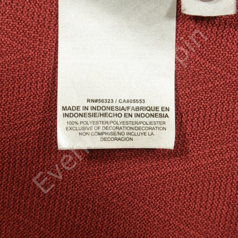 Nike Florida State Seminoles Polo Shirt Mens S Red Garnet Gold FSU Contrast - Picture 7 of 8